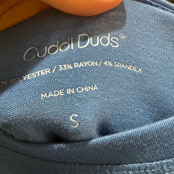 Cuddl duds blue long sleeve tee so soft size small excellent condition - Picture 4 of 4
